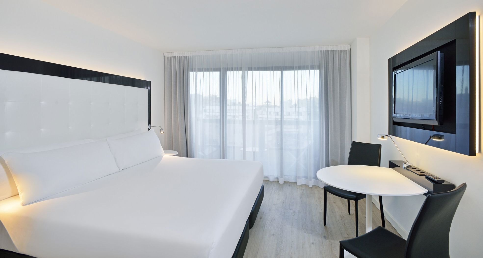 Free minibar items, in-room safe, desk, blackout drapes