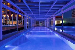 Indoor pool, seasonal outdoor pool
