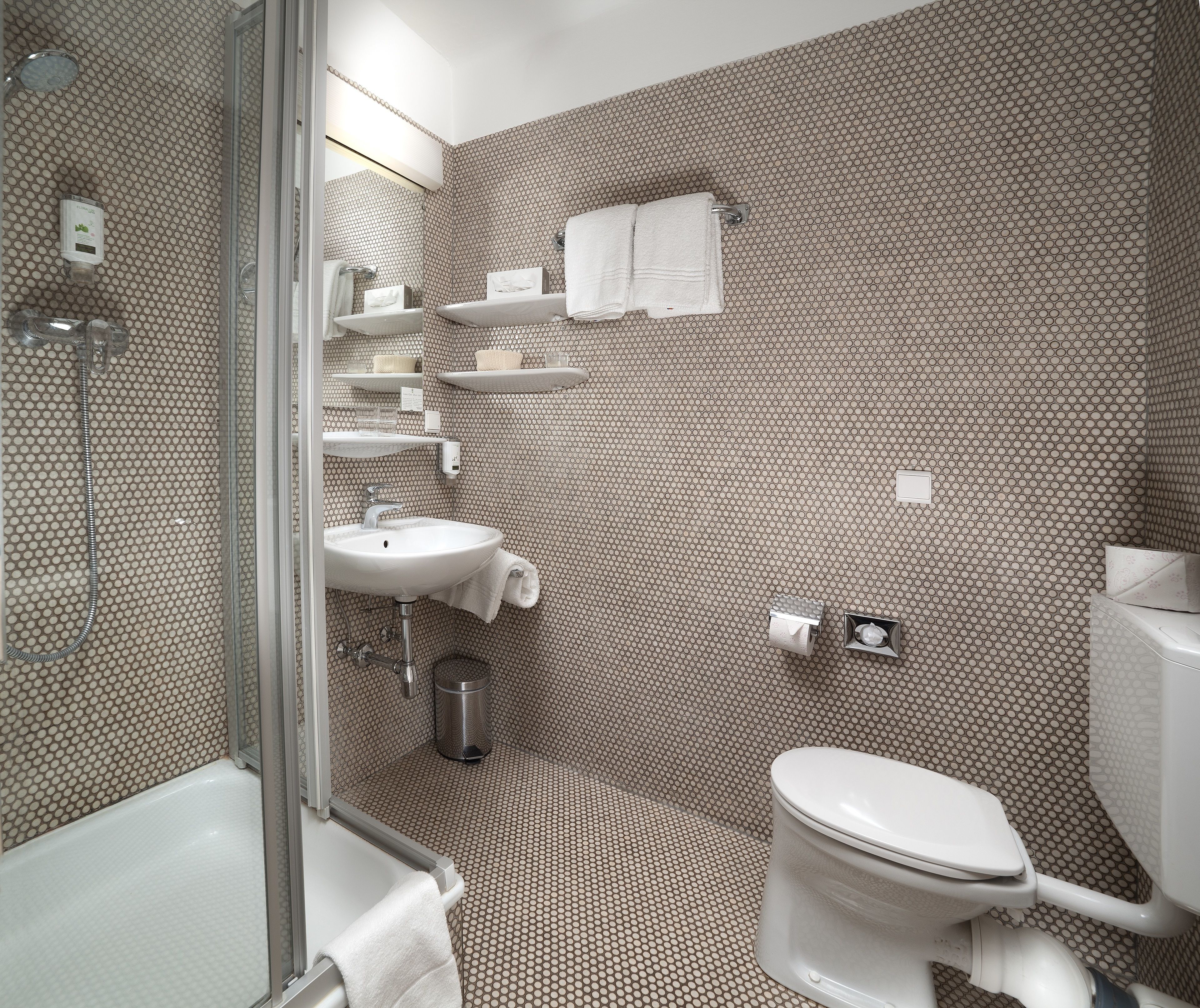 basic double room | bathroom shower