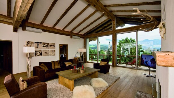 Penthouse, Balcony (Kitzhof) | Living area - Hotel Kitzhof Mountain Design Resort (Kitzbuehel)