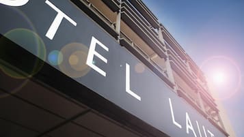 Majoituspaikan julkisivu