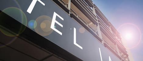 Voorkant van accommodatie