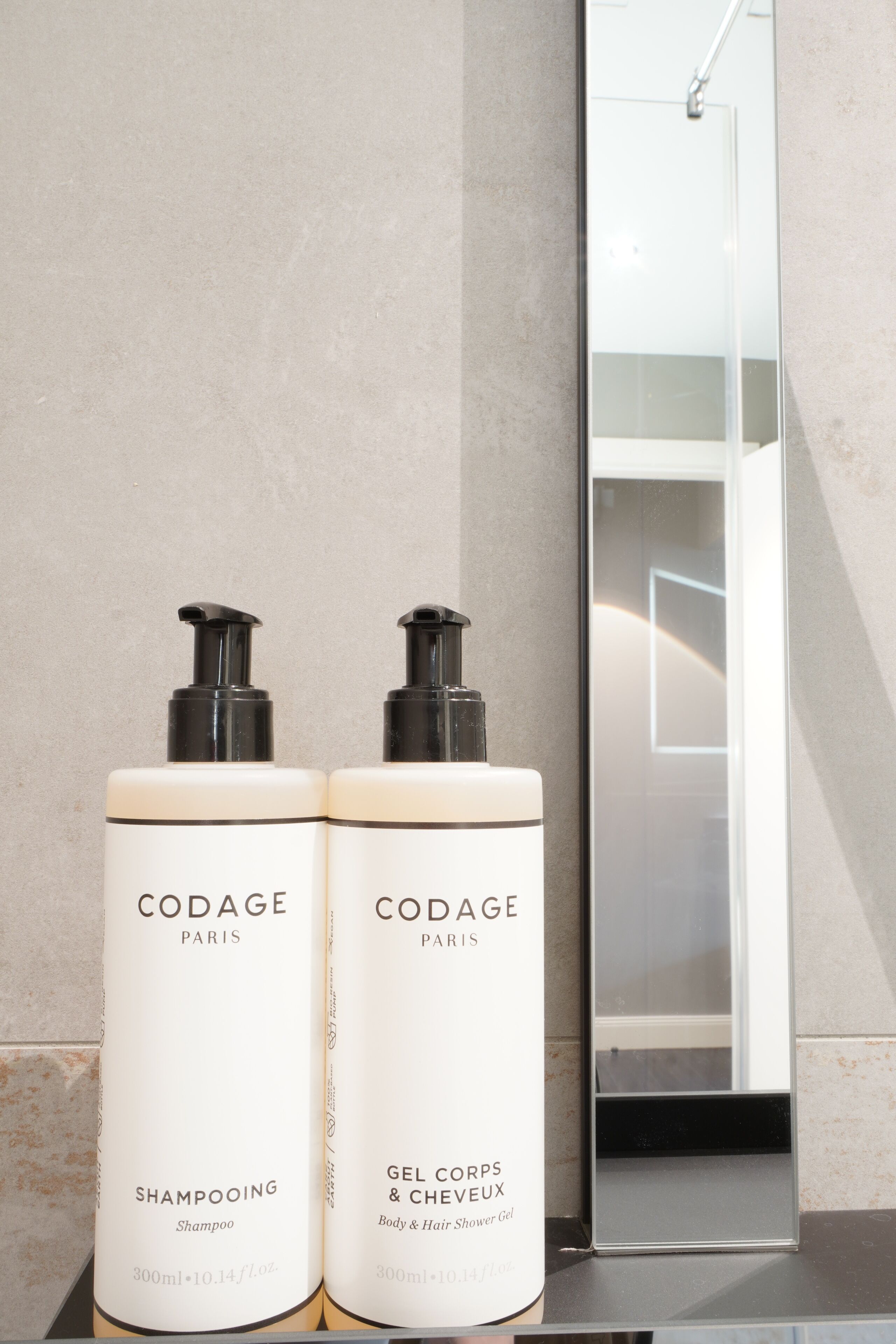 free toiletries, hair dryer, towels, soap