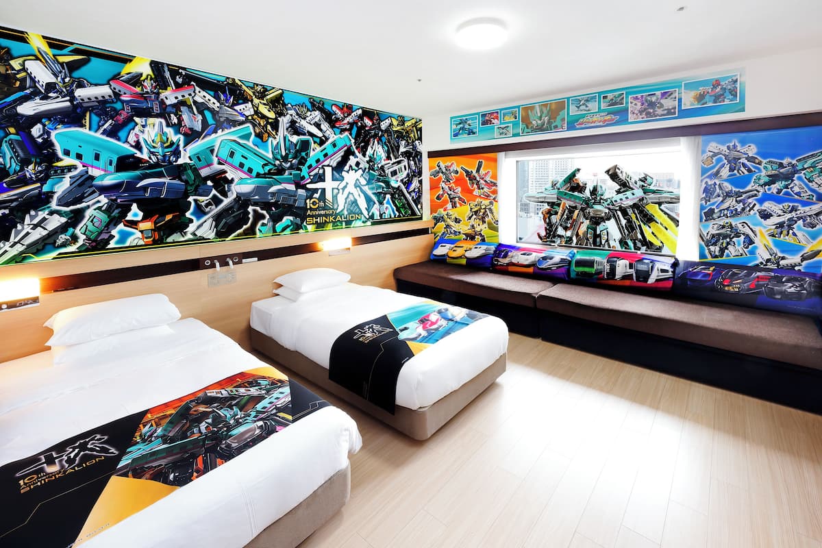 Shinkansen Robot SHINKALION Japanese Anime collaboration room (For 1-2 adults), Non-Smoking | 1 bedroom, down comforters, Select Comfort beds, in-room safe