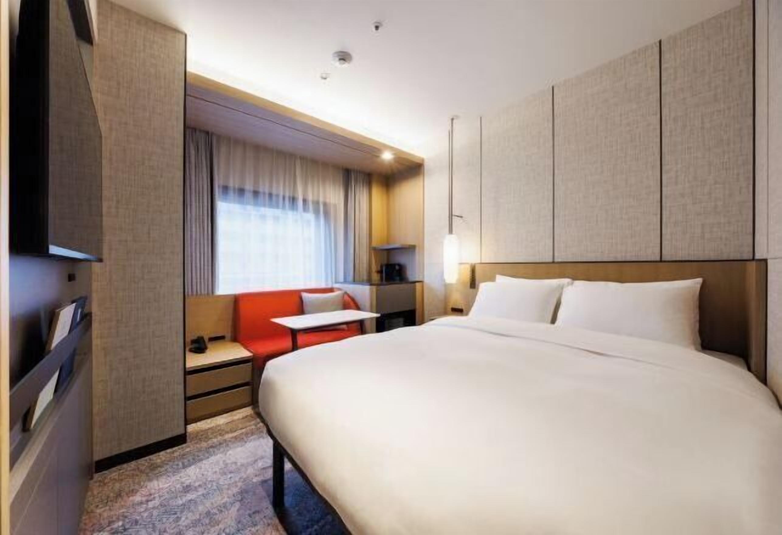 Down duvets, Select Comfort beds, in-room safe, laptop workspace