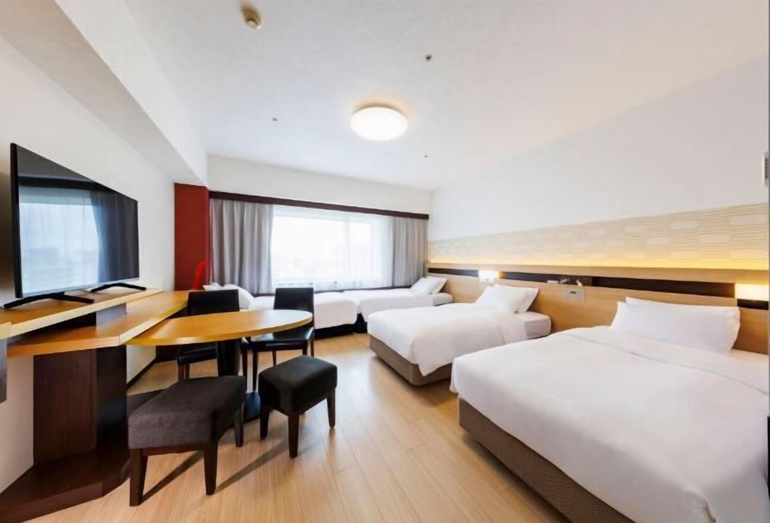 Down duvets, Select Comfort beds, in-room safe, laptop workspace