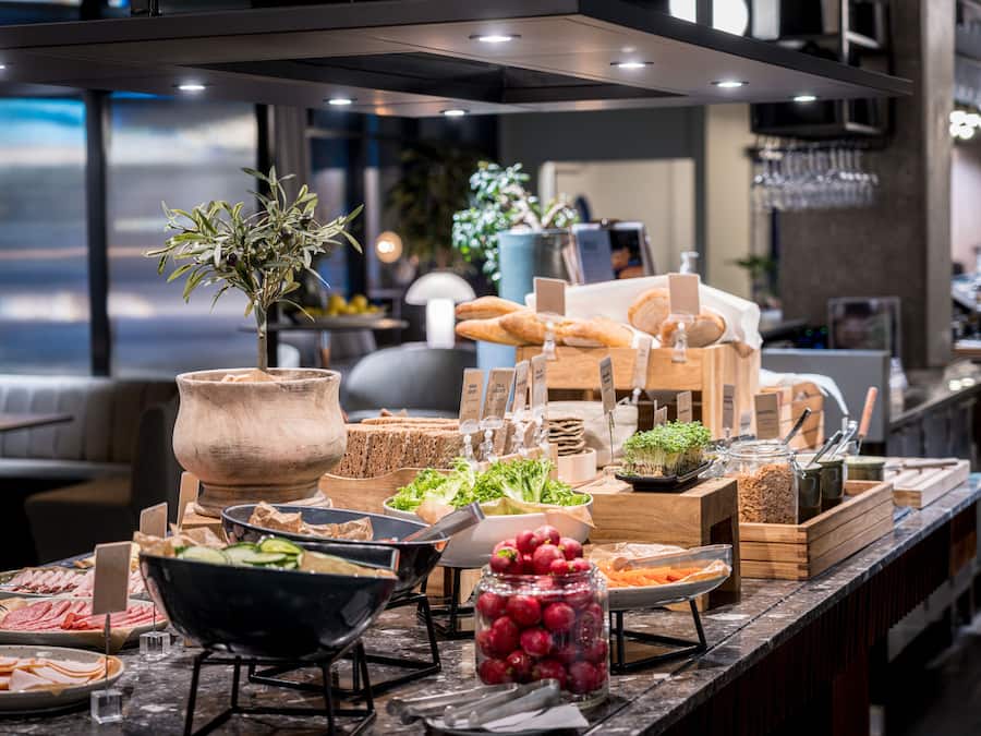 Free daily self-serve breakfast