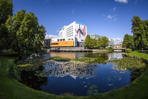 Overnatningsstedets facade