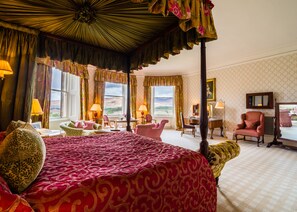 Suite de lujo, 1 cama King size | Sábanas de algodón egipcio, ropa de cama de alta calidad y edredón