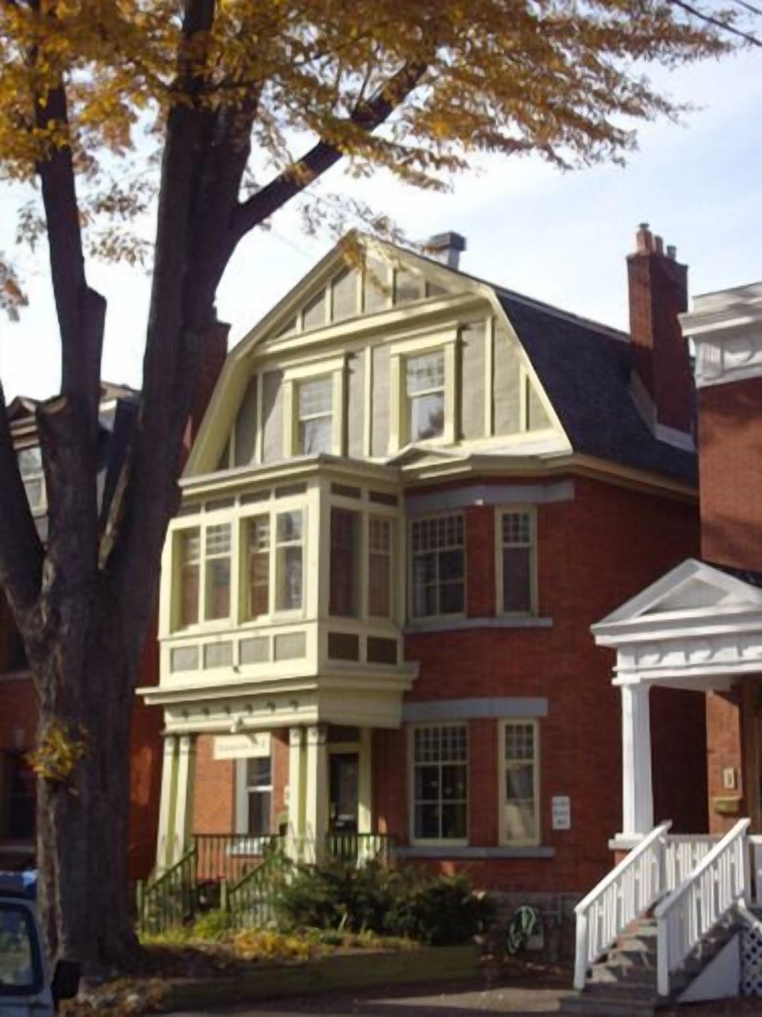 Façade de l’hébergement