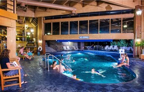 Indoor pool, outdoor pool