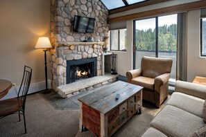 Suite, 2 Bedrooms, 2 Bathrooms | Living area | Flat-screen TV, iPod dock - Beaver Run Resort & Conference Center (Breckenridge)