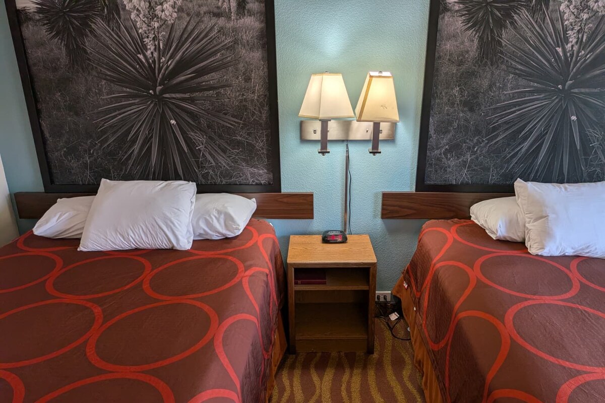 In-room safe, desk, laptop workspace, iron/ironing board