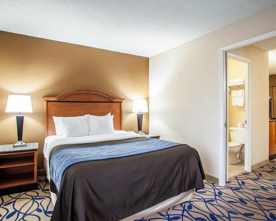 Pillowtop beds, blackout drapes, iron/ironing board