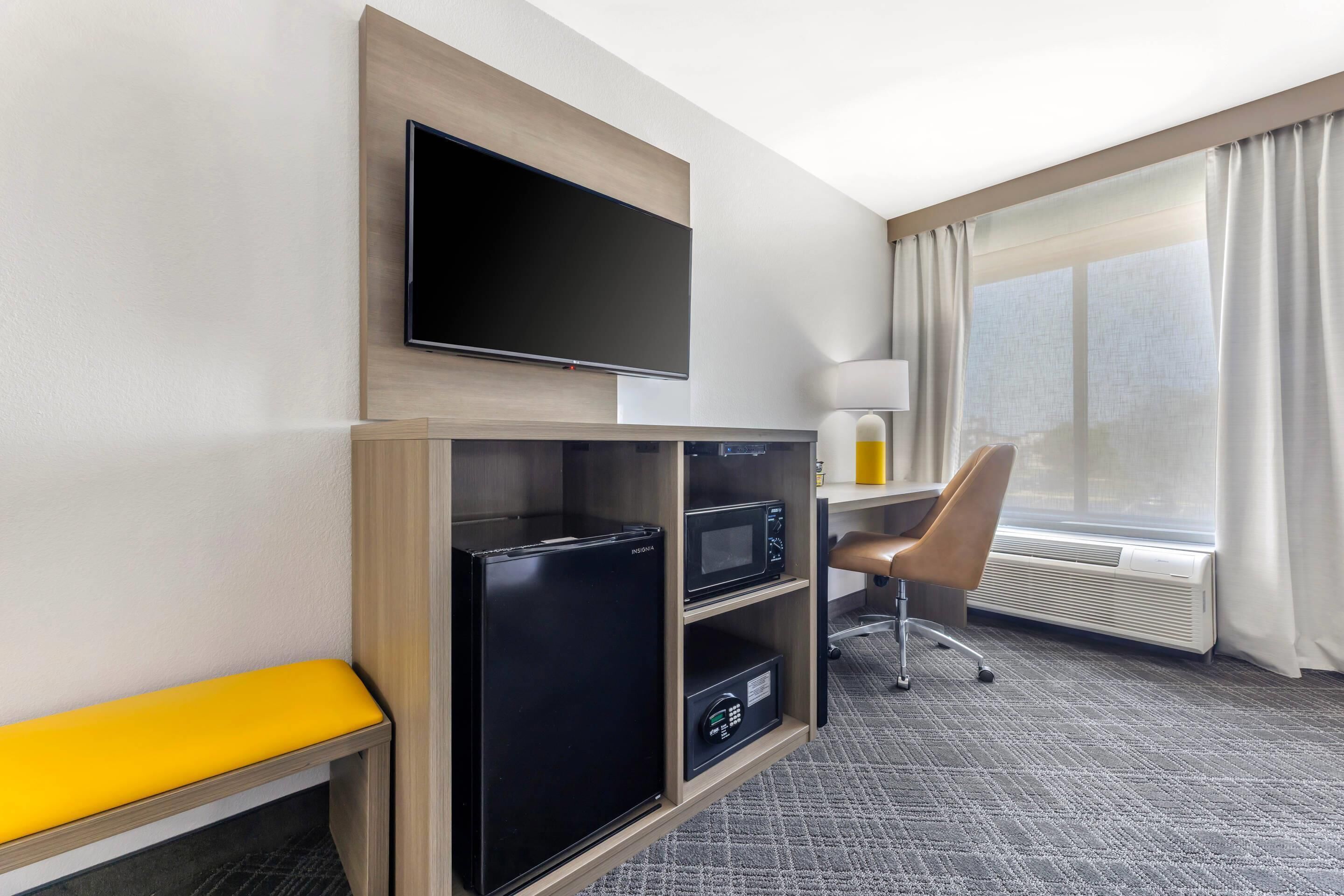 pillow-top beds, blackout curtains, iron/ironing board