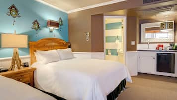 Room, 2 Queen Beds (Clock Tower Lodge) | Bathroom | Combined shower/bathtub, free toiletries, towels