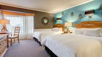 Room, 2 Queen Beds, Tower (Clock Tower Lodge) | Free WiFi, bed sheets