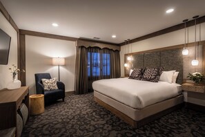Habitación, 1 cama King size (Chalet Edelweiss) | Escritorio, wifi gratis y ropa de cama 