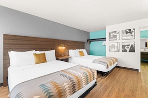Room, 2 Queen Beds, Accessible, Non Smoking | Hypo-allergenic bedding, laptop workspace, blackout drapes