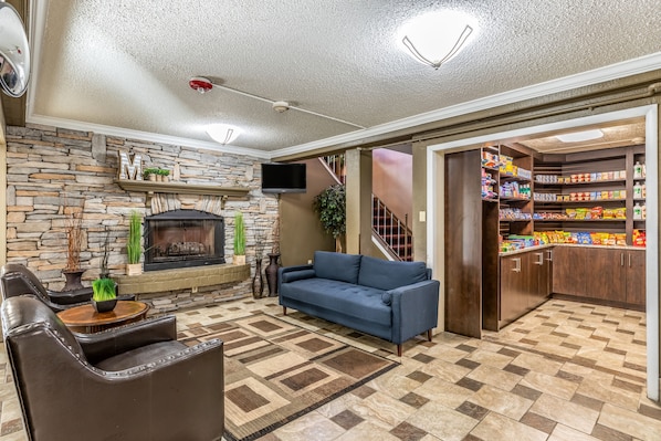 Lobby sitting area