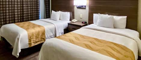 Coffres-forts dans les chambres, bureau, rideaux occultants