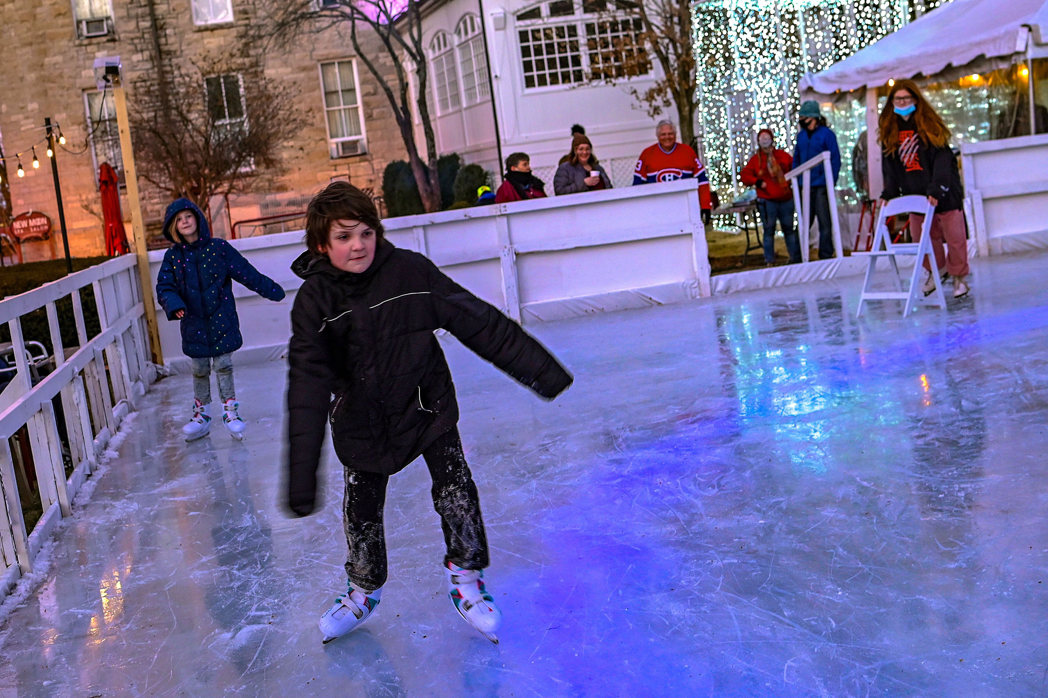 ice skating