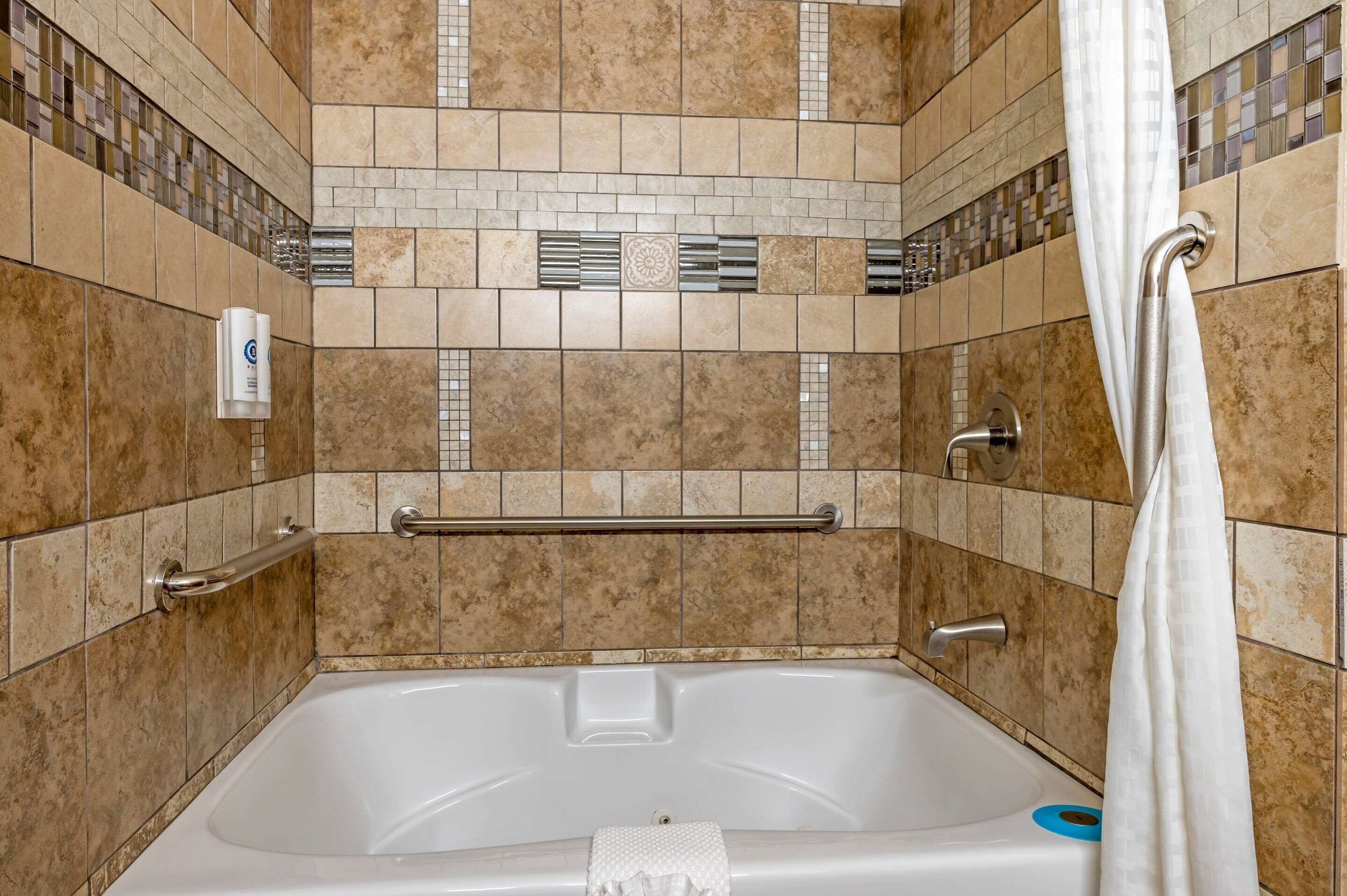 desk, blackout curtains, iron/ironing board, free cots/infant beds