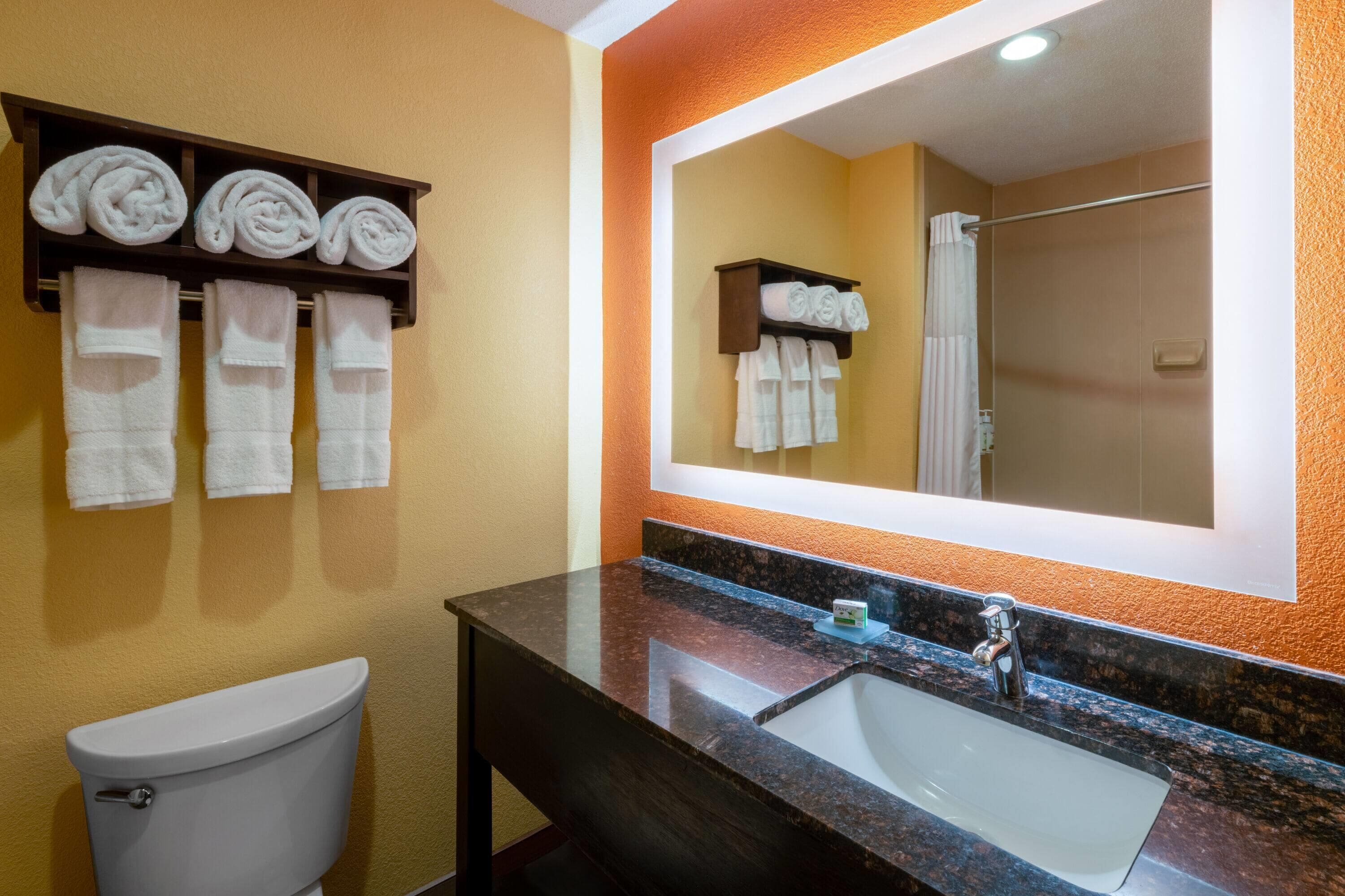 Room, 1 King Bed, Non Smoking | Bathroom