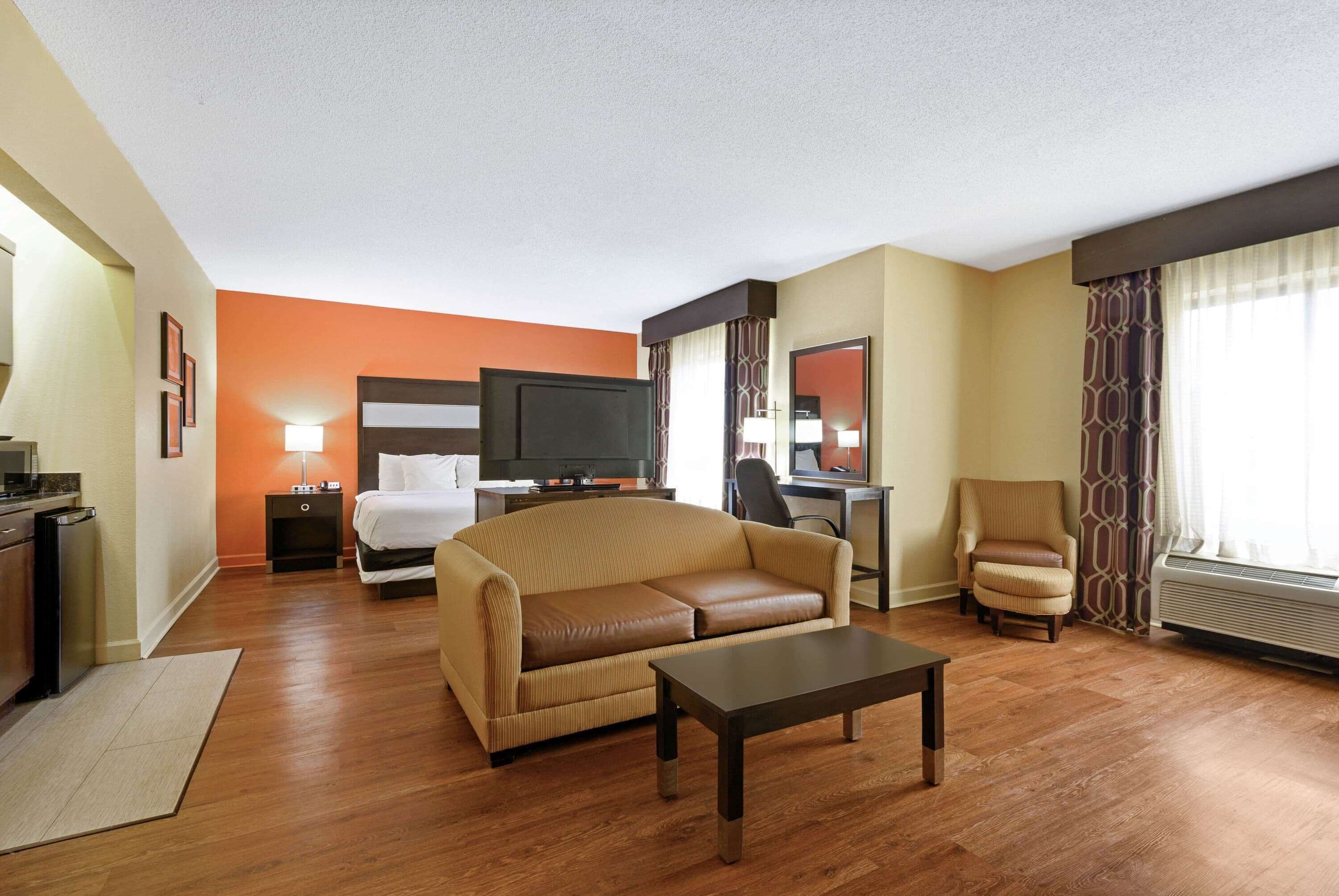 premium bedding, desk, soundproofing, iron/ironing board