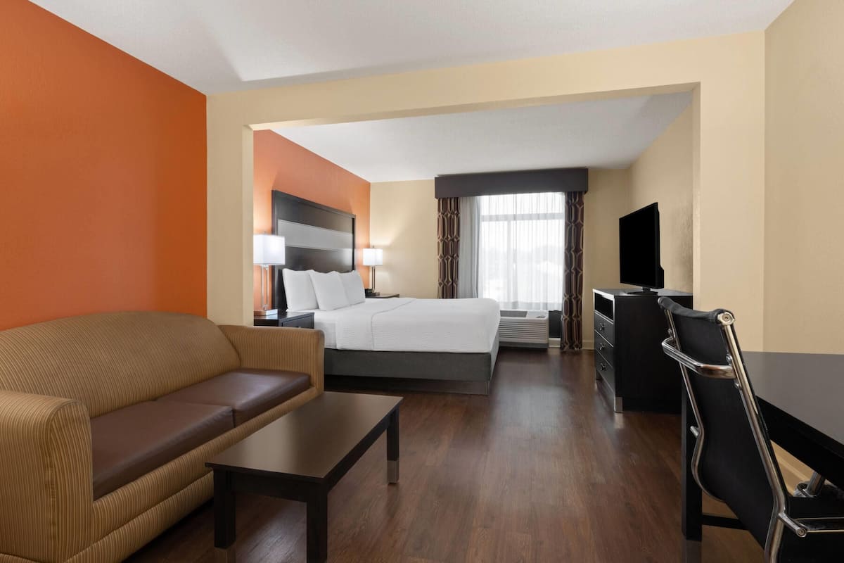 Room, 2 Queen Beds, Non Smoking | Premium bedding, desk, soundproofing, iron/ironing board