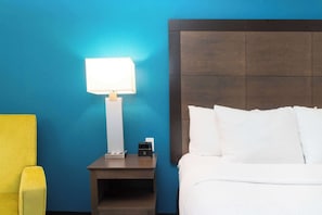 1 quarto, roupas de cama premium, escrivaninha