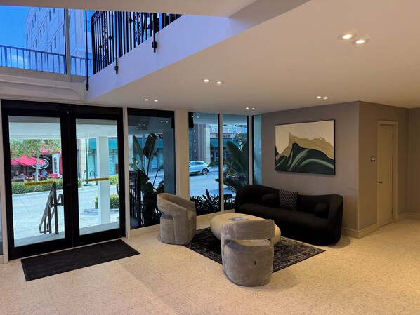Lobby sitting area