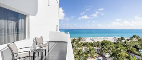 Deluxe Room, 1 King Bed, Partial Ocean View | View from room