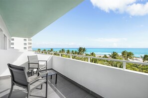 Deluxe Room, Ocean View (Double Beds) | Terrace/patio