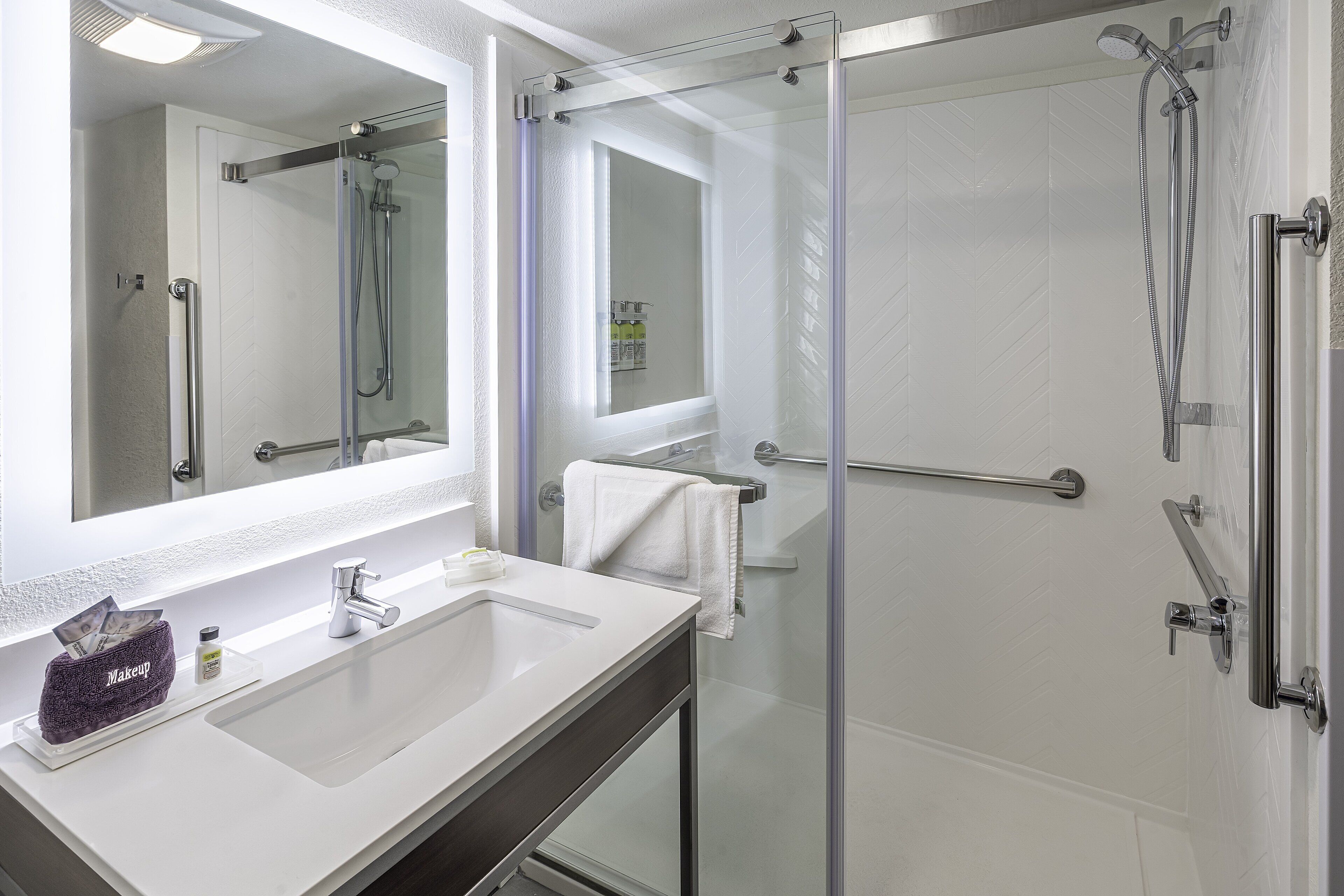 free toiletries, hair dryer, towels, soap