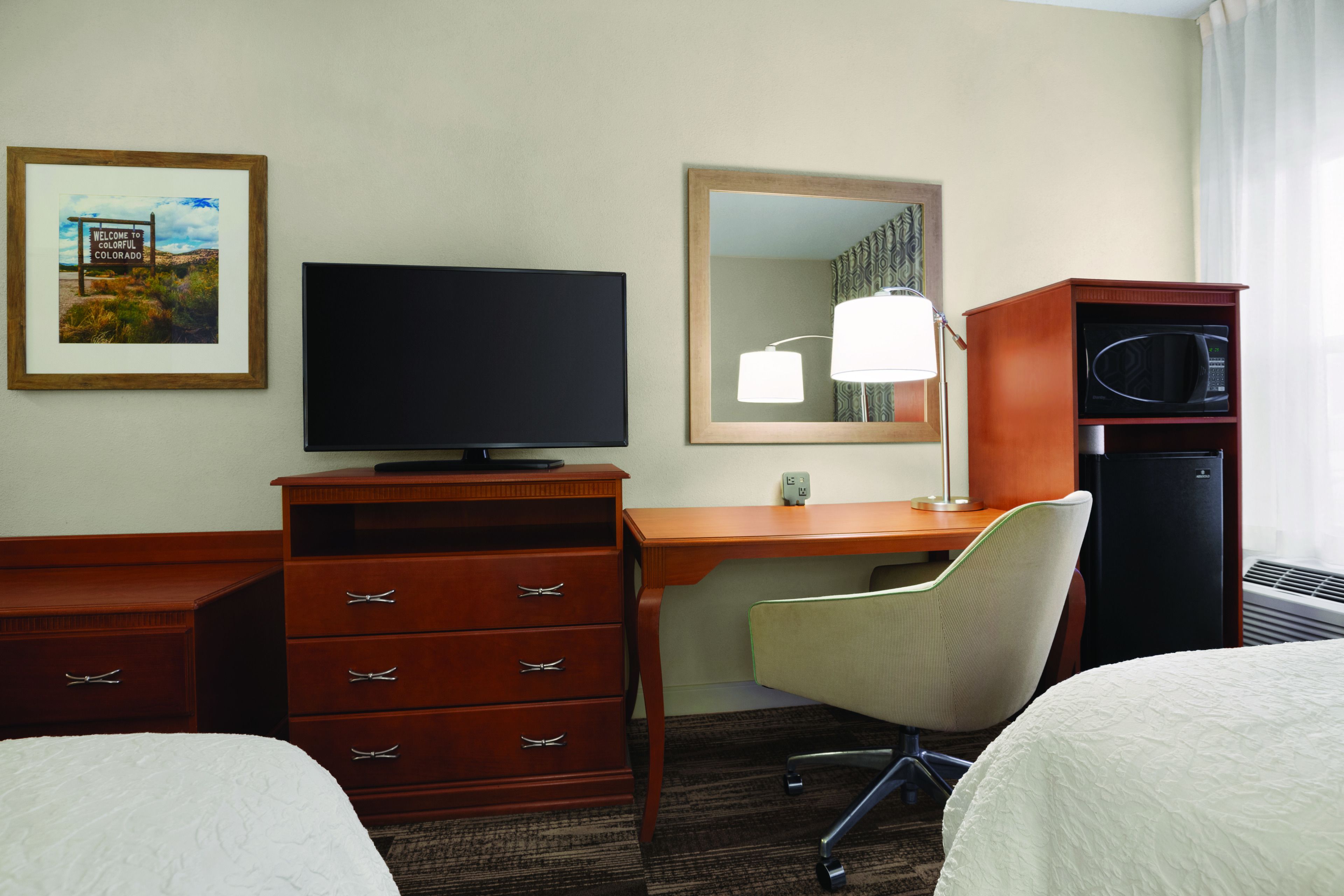 in-room safe, desk, laptop workspace, iron/ironing board