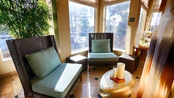 Lobby sitting area