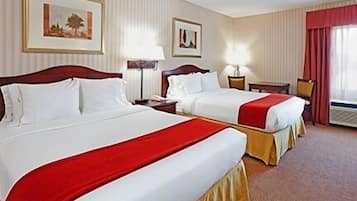 Desk, blackout curtains, iron/ironing board, free WiFi