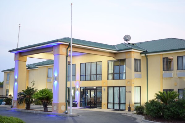 Front of property - evening/night
