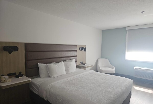 Room, 1 King Bed, Non Smoking | Premium bedding, down comforters, pillowtop beds, desk