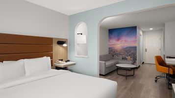 Suite, 1 Tempat Tidur King, Bebas Asap Rokok | Seprai premium, selimut bulu angsa, dan bantalan ekstra lembut