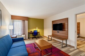 Suite, 1 Bedroom | In-room safe, desk, laptop workspace, iron/ironing board