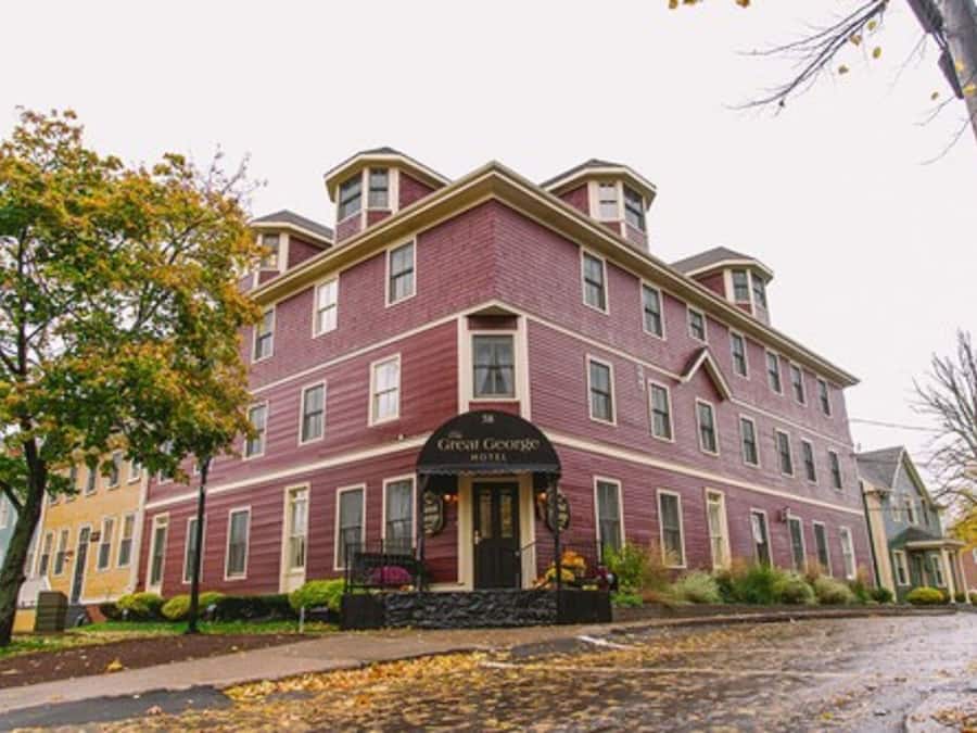 Fassade der Unterkunft