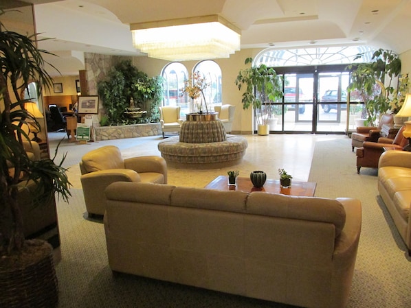 Sala de estar en el lobby