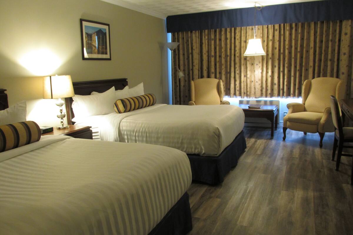 deluxe room, 2 queen beds | 1 bedroom, premium bedding, down duvets, pillow-top beds