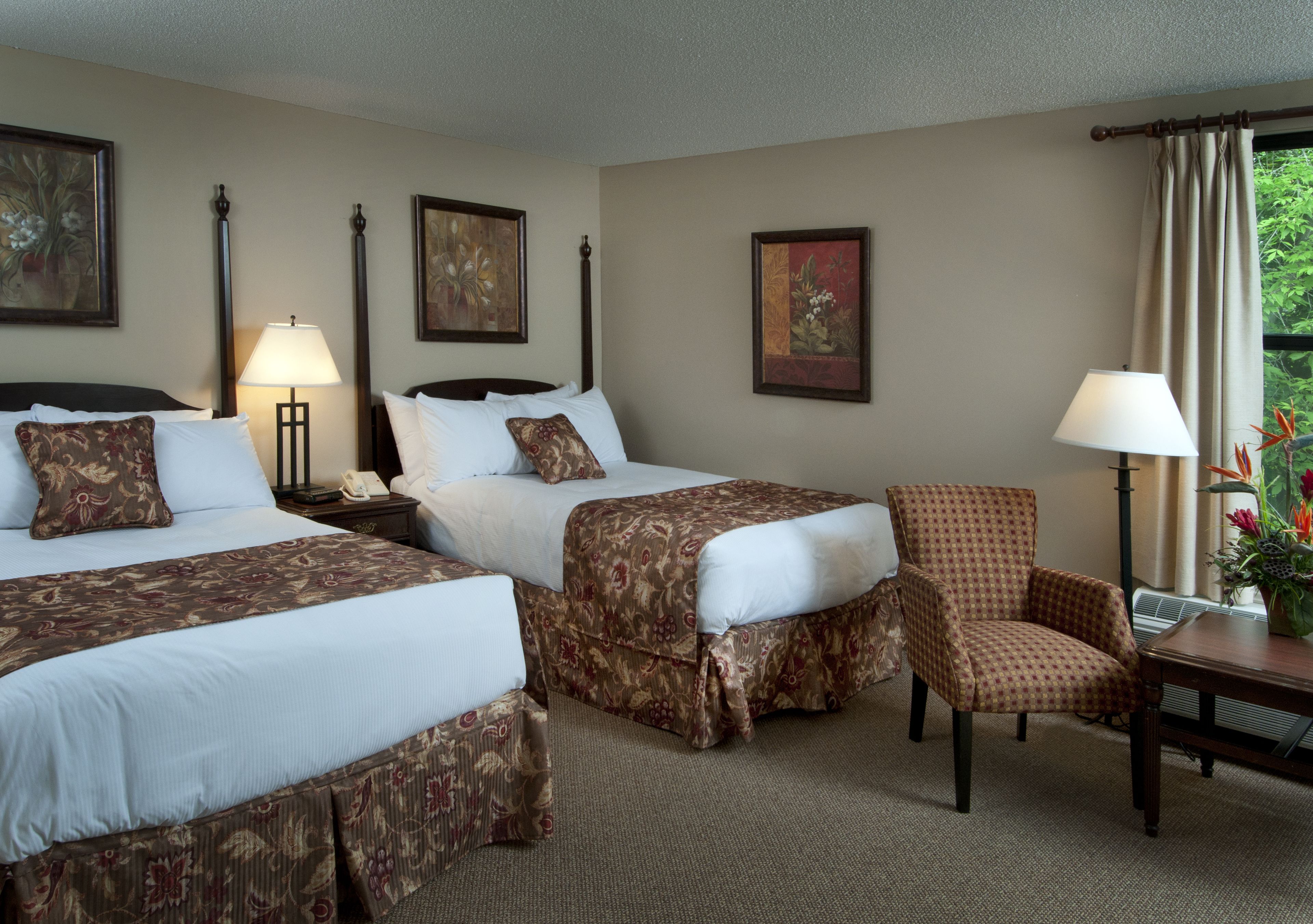 Standard Room, 2 Double Beds | Premium bedding, pillowtop beds, desk, blackout drapes