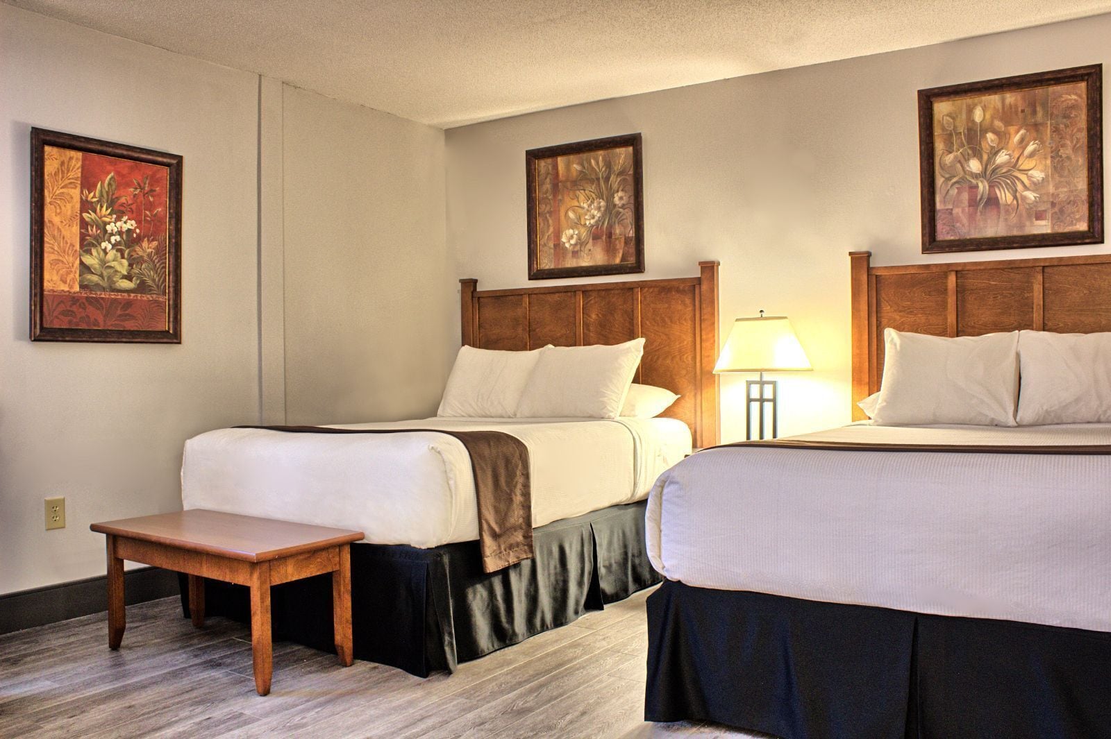 standard room, 2 double beds | premium bedding, pillow-top beds, desk, blackout curtains