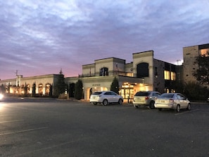 Front of property – evening/night