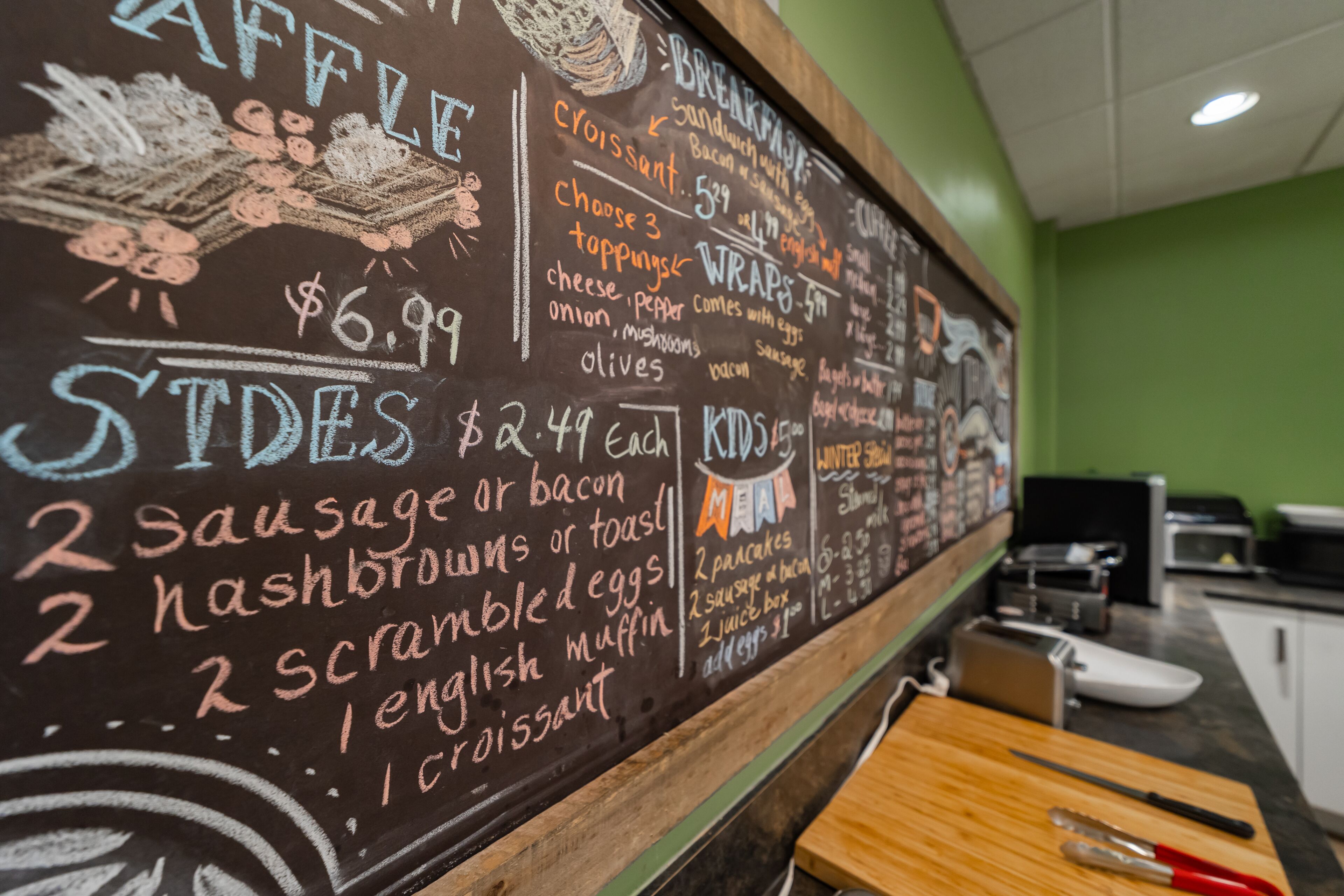 Daily cooked-to-order breakfast for a fee