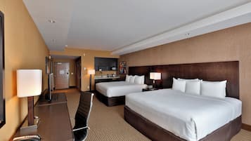 Deluxe Room, Multiple Beds | Desk, laptop workspace, blackout drapes, soundproofing
